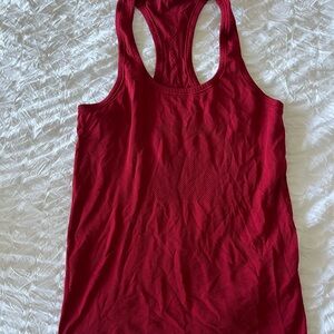 lululemon athletica Cherry Red Tank Top